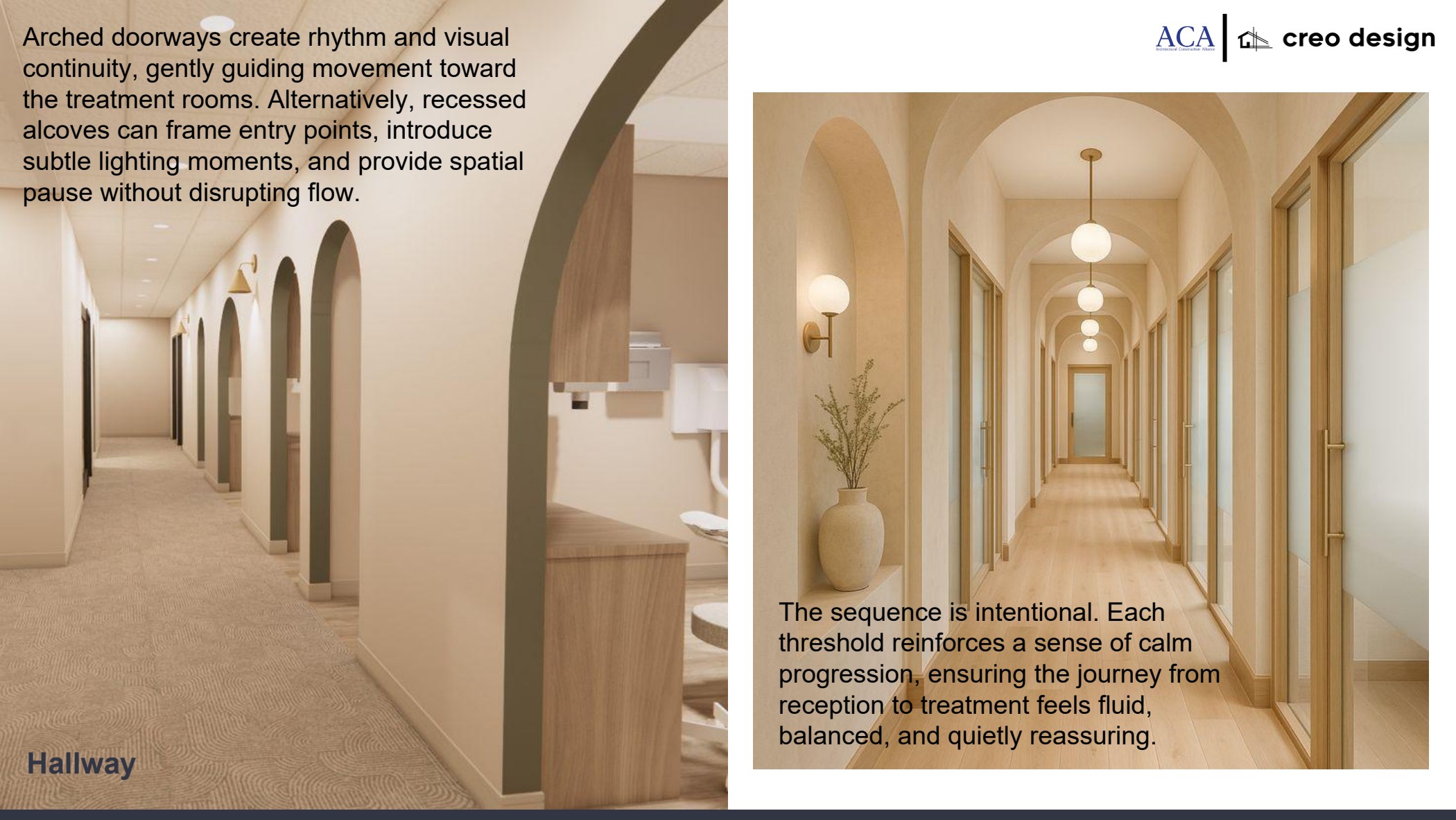 Proposed hallway design