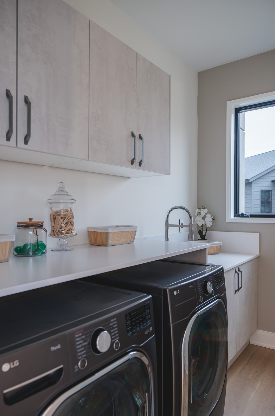 Arlington · Completed cabinetry detail