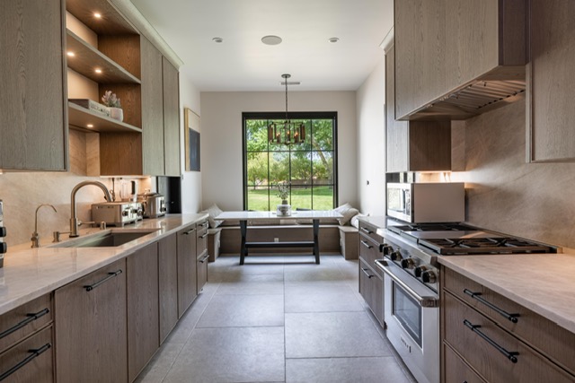 Oak & Glass · Cabinetry and storage detail