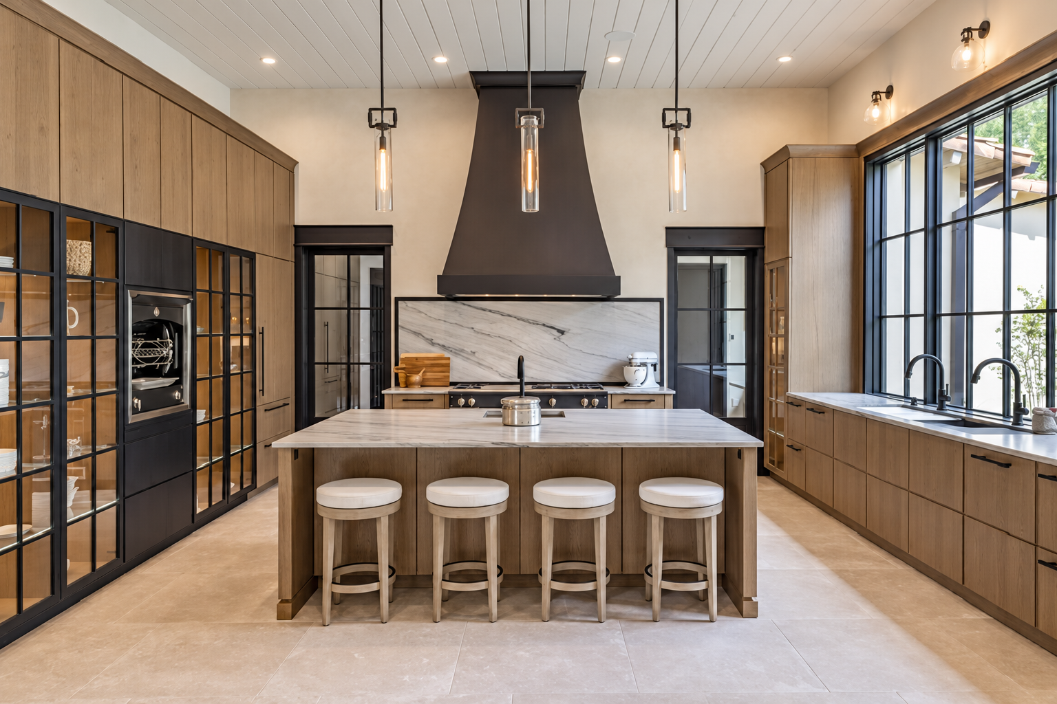 Oak & Glass · Kitchen cabinetry